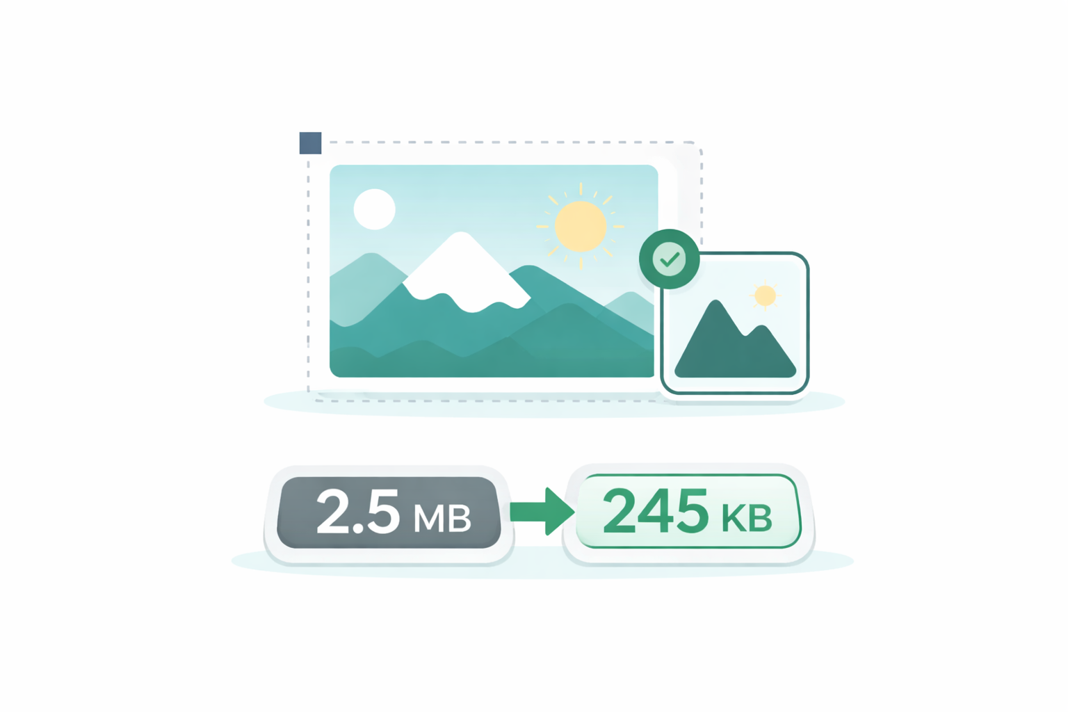 Reduces weight without altering the content