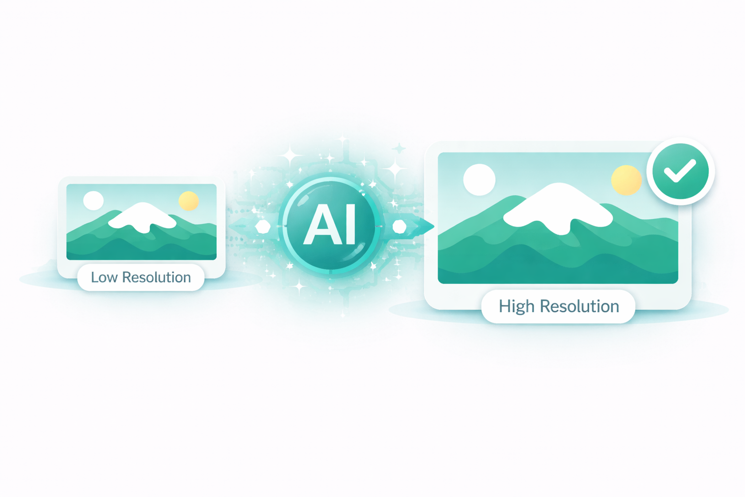 AI-powered upscaling technology